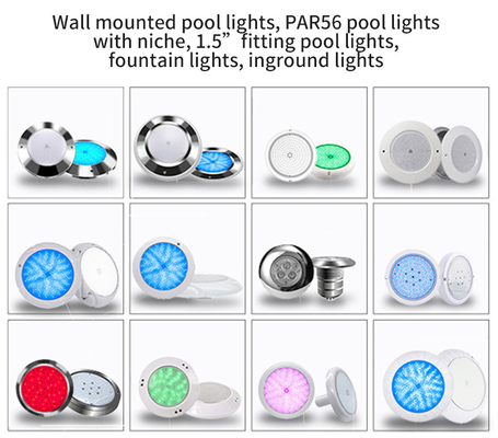 150x81mm स्विमिंग पूल आरजीबी लाइट्स, पूल के लिए पानी की रोशनी के तहत मल्टीसीन